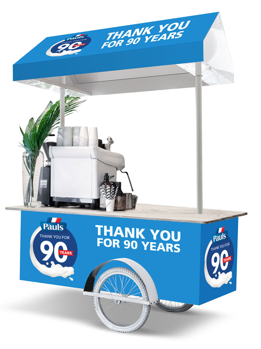 Pauls 90th Coffe Cart