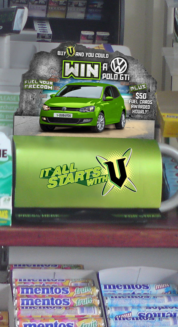 V Promo Straw Dispenser
