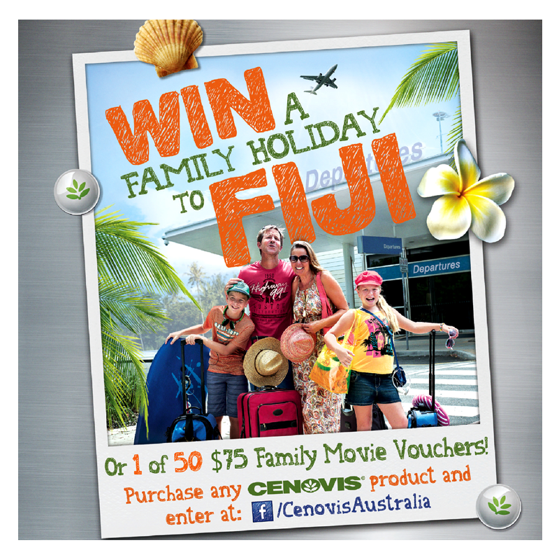 Cenovis Win a Family holiday to Fiji